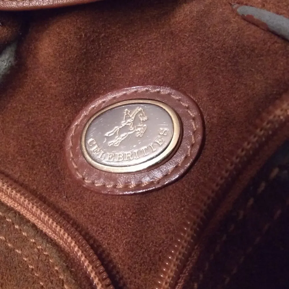 Vintage Celebrities brushed leather bag